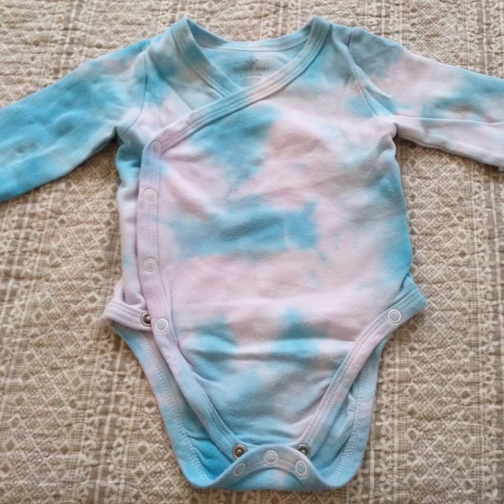 Long sleeve kimono onesie